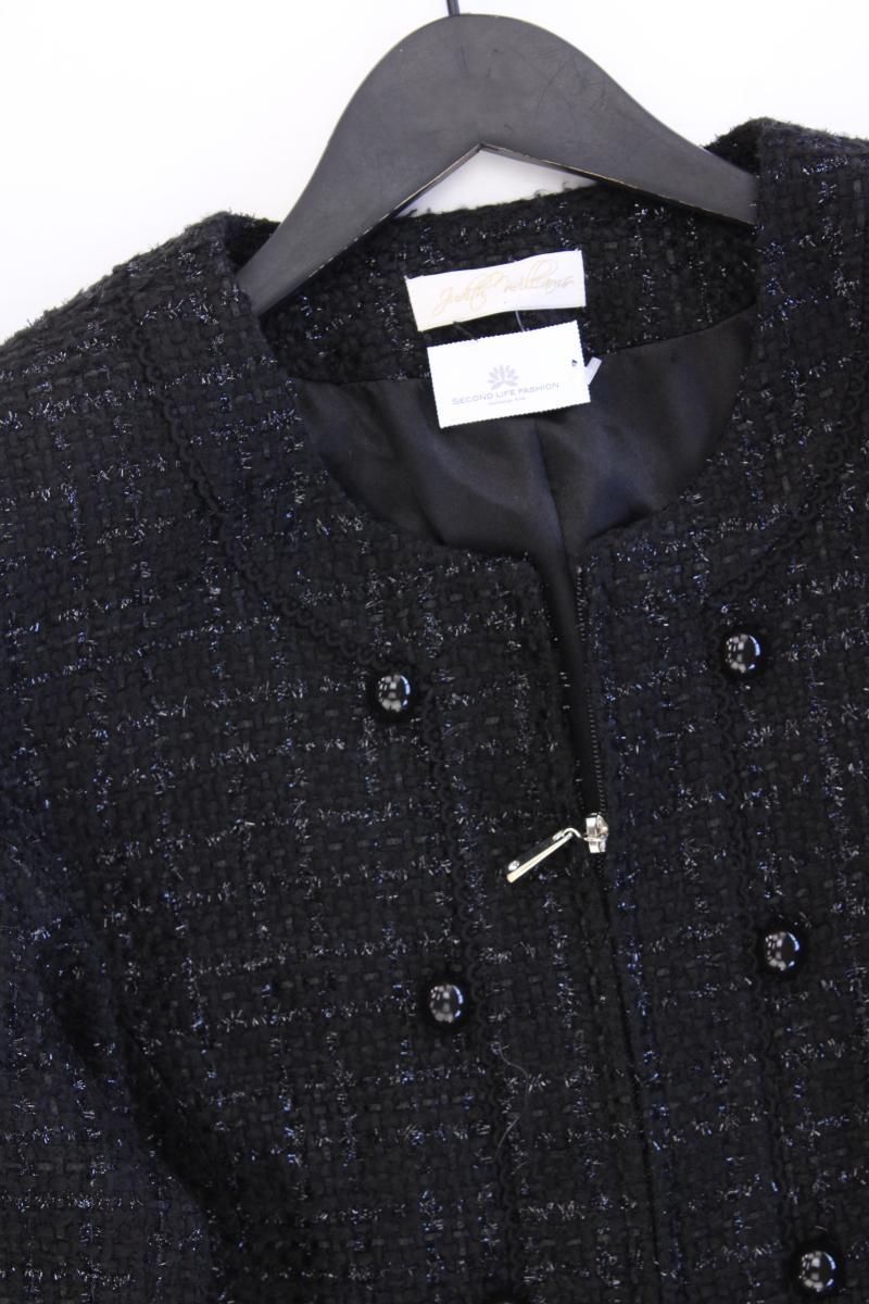Judith Williams Bouclé Jacke Gr. 46 schwarz aus Polyester
