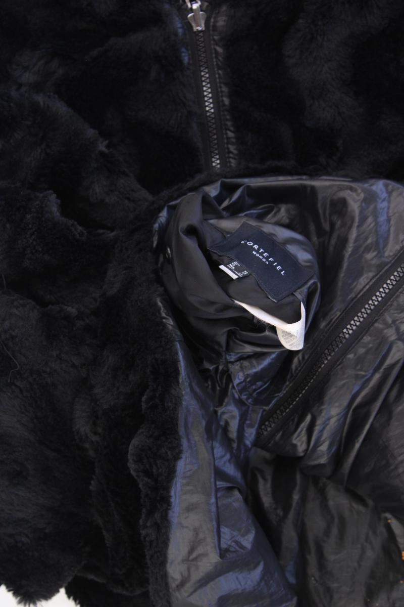 Cortefiel Wendejacke Gr. XL schwarz aus Polyester