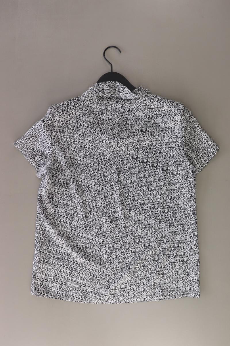 Esprit Kurzarmbluse Gr. 38 grau aus Polyester