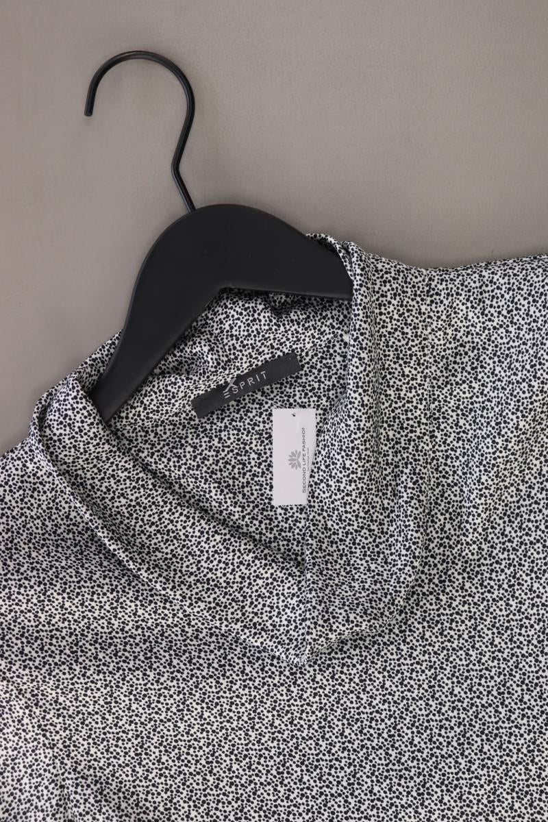 Esprit Kurzarmbluse Gr. 38 grau aus Polyester