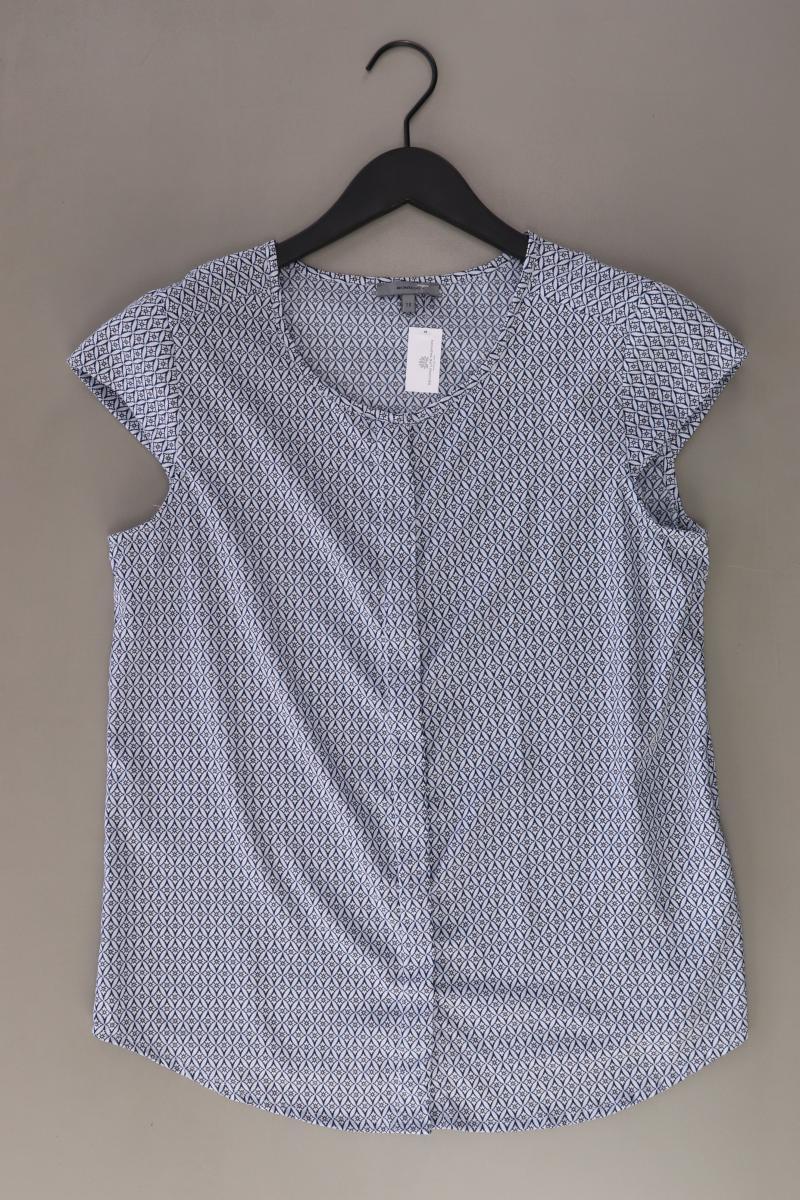 Montego Kurzarmbluse Gr. 38 blau aus Polyester