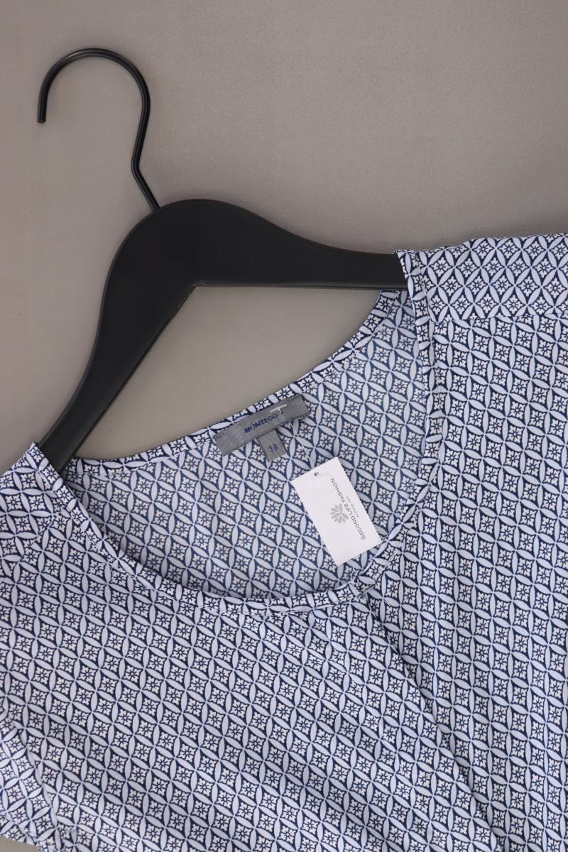 Montego Kurzarmbluse Gr. 38 blau aus Polyester