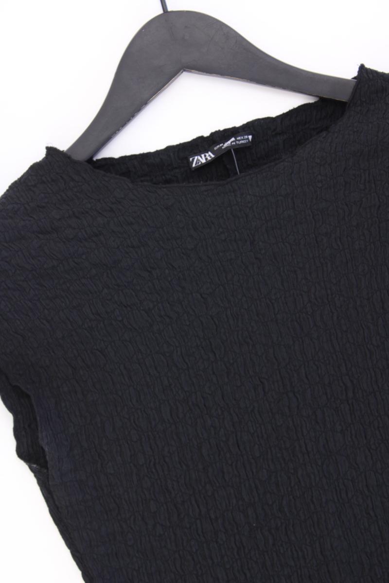 Zara Schlauchkleid Gr. M Kurzarm schwarz aus Polyester