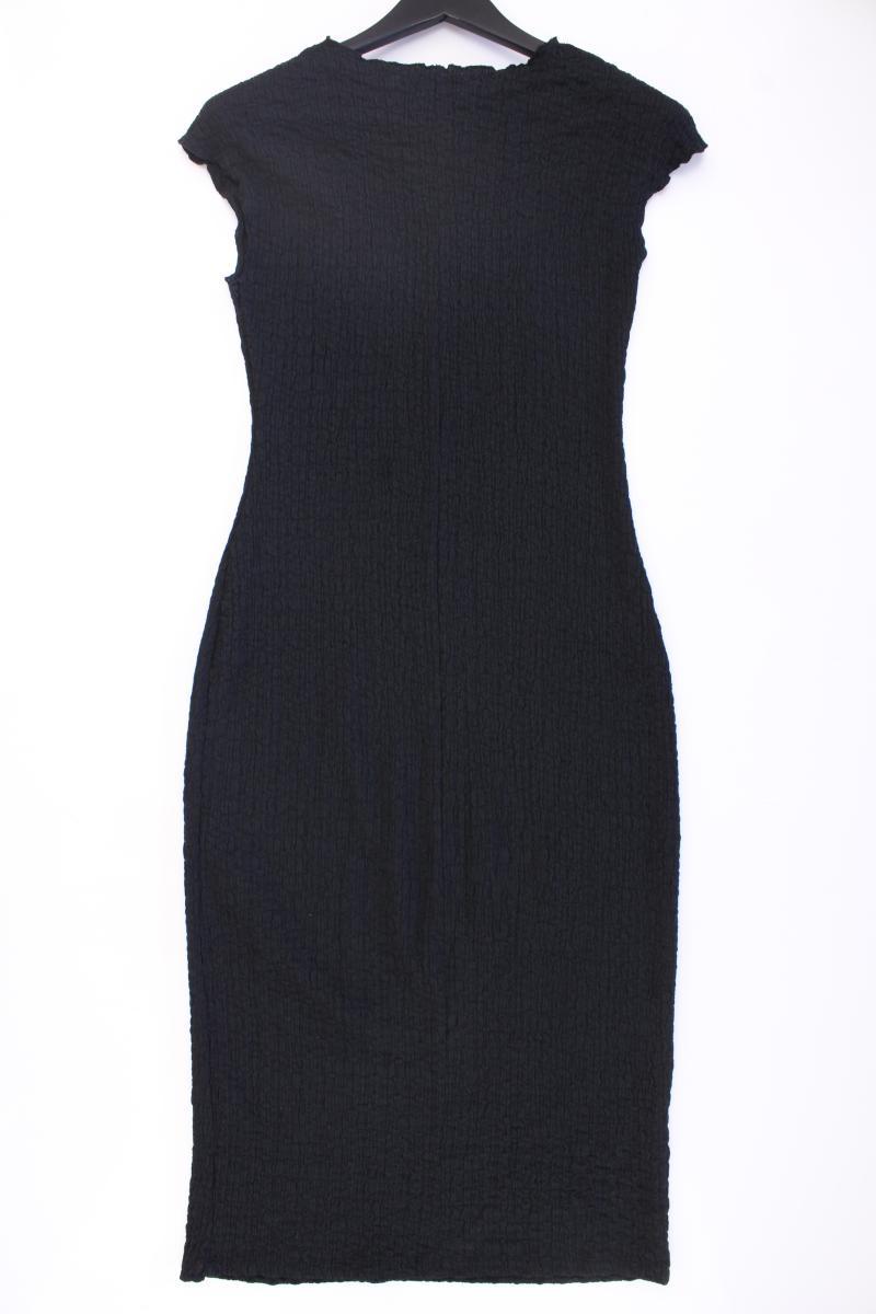 Zara Schlauchkleid Gr. M Kurzarm schwarz aus Polyester