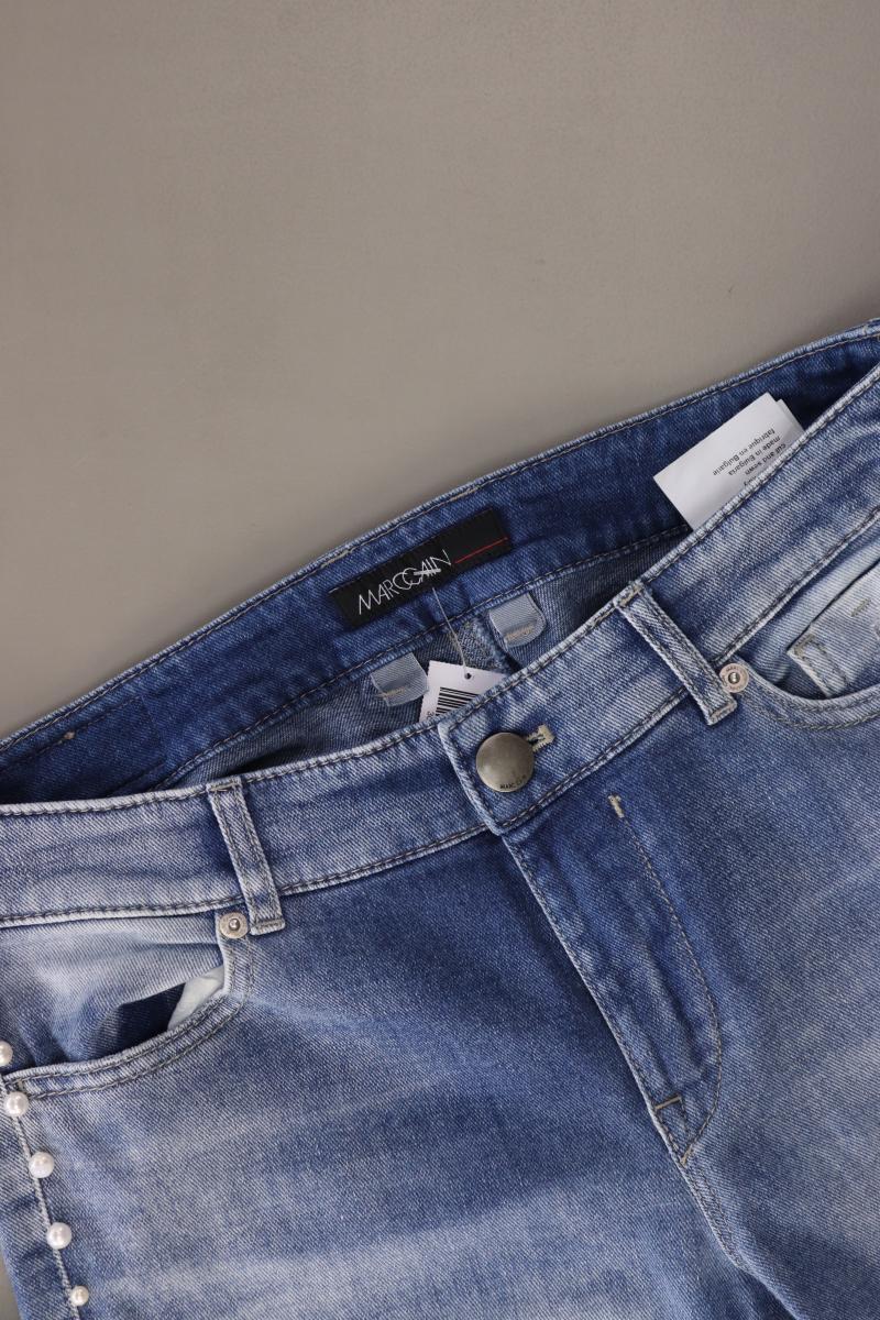 Marc Cain Skinny Jeans Gr. 36 blau aus Baumwolle