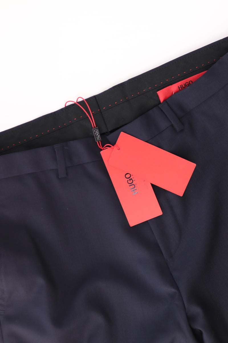 BOSS by Hugo Boss Wollhose für Herren Gr. 46 neu mit Etikett blau aus Schurwolle