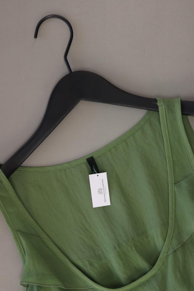 Benetton Regular Bluse Gr. S Träger grün aus Polyester