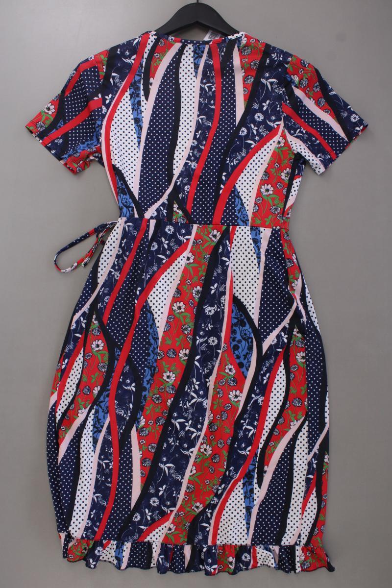 YUMI Wickelkleid Gr. 36 Kurzarm mehrfarbig aus Polyester