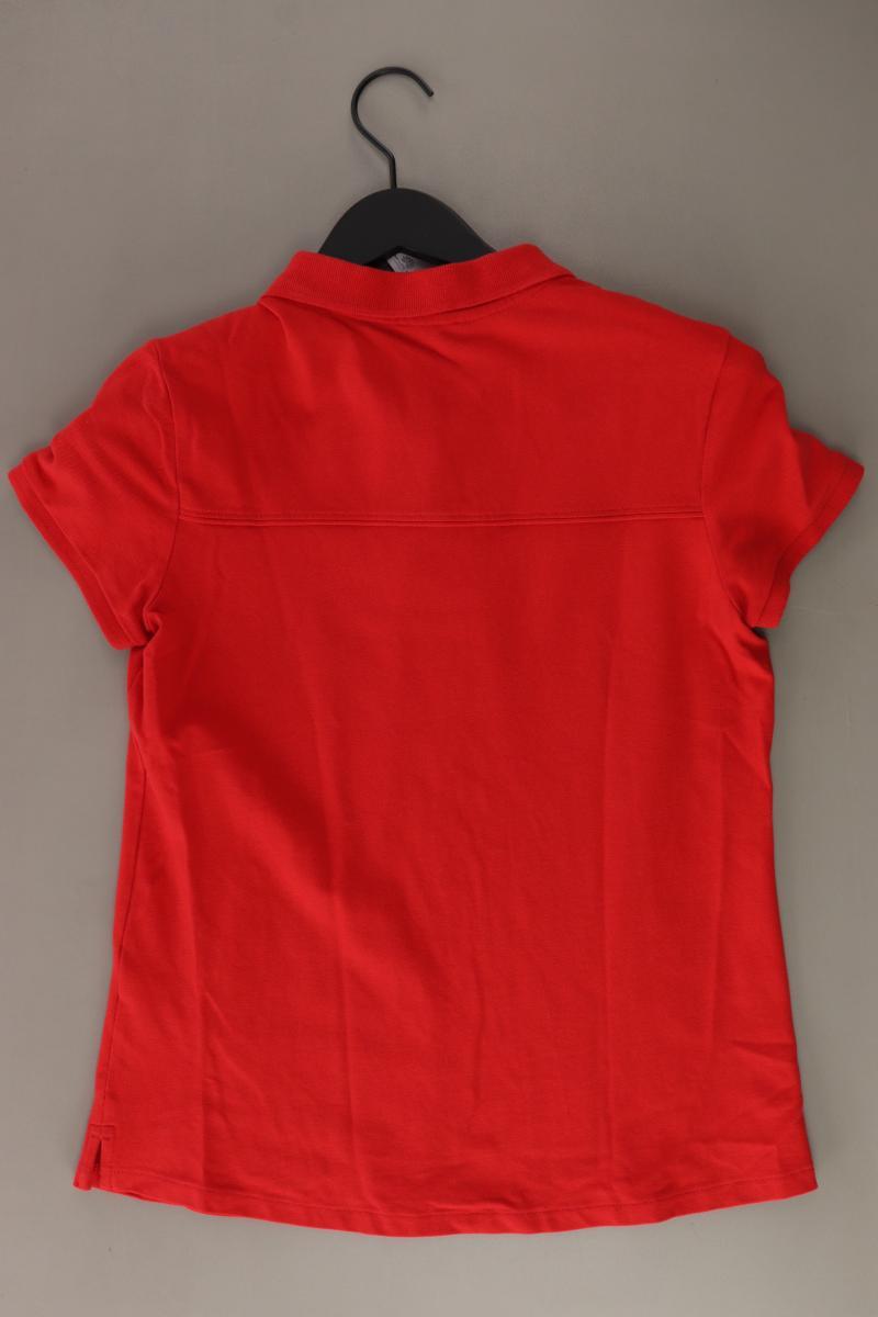 Esprit Poloshirt Gr. M Kurzarm rot aus Baumwolle