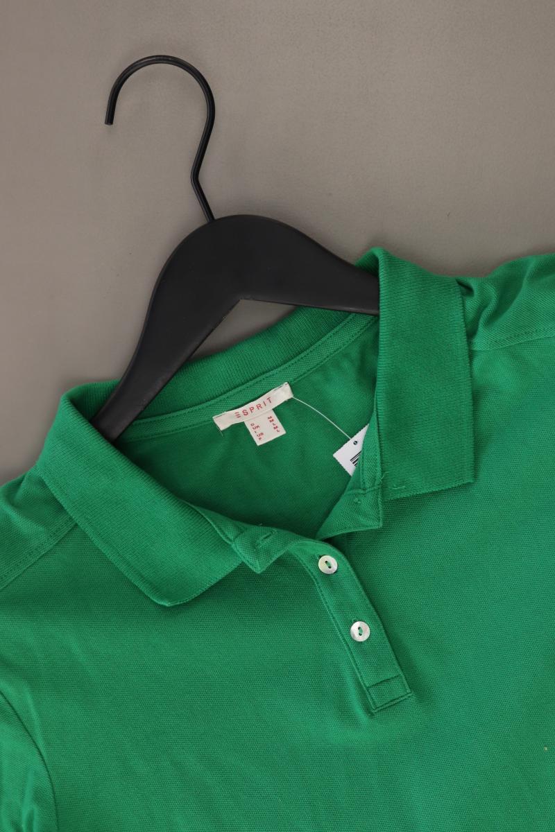 Esprit Poloshirt Gr. M Kurzarm grün aus Baumwolle