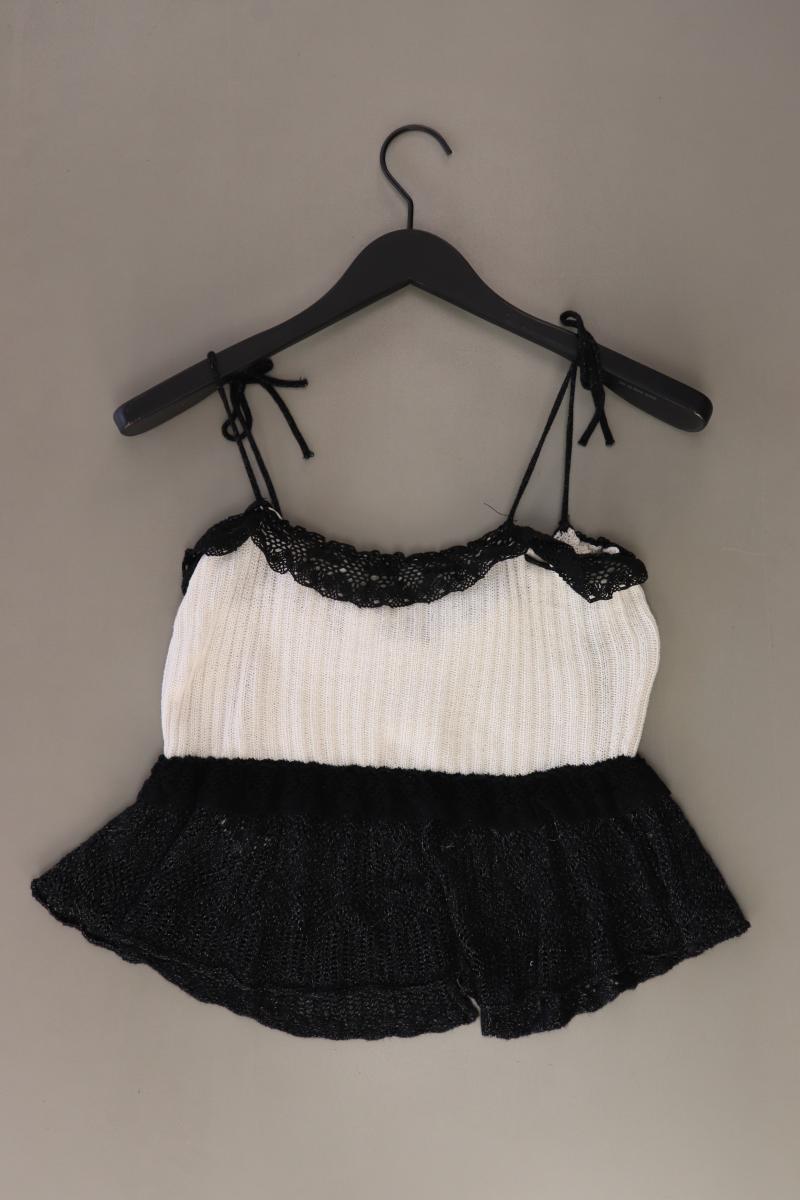 Zara Stricktop Gr. M creme aus Viskose