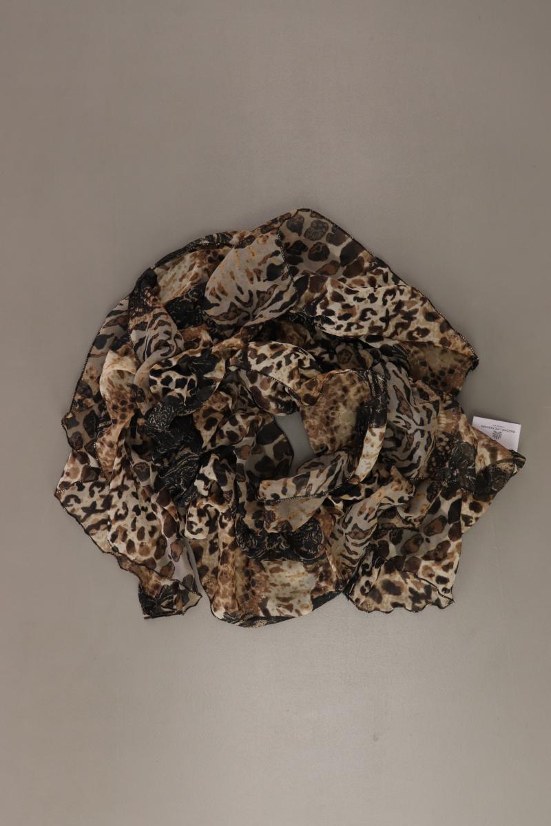 Tuch mit Tierdruck braun