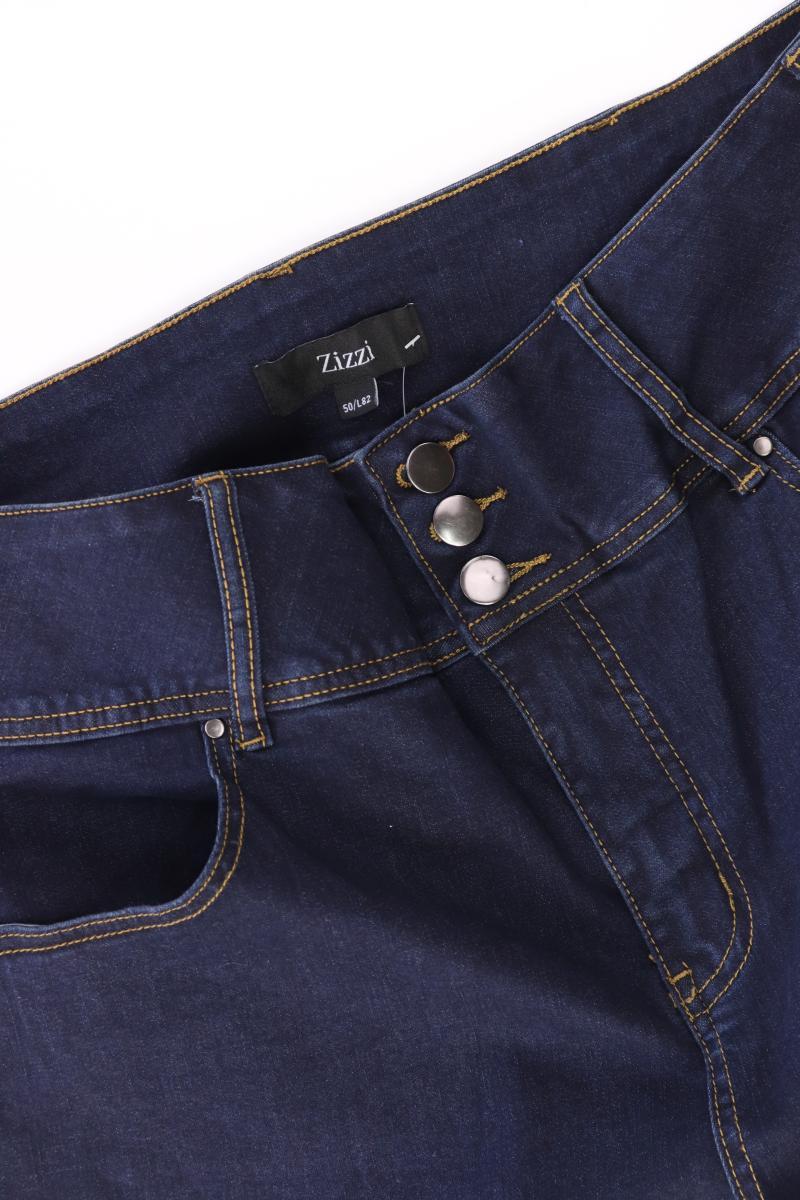 Zizzi Skinny Jeans Gr. 50 blau aus Baumwolle