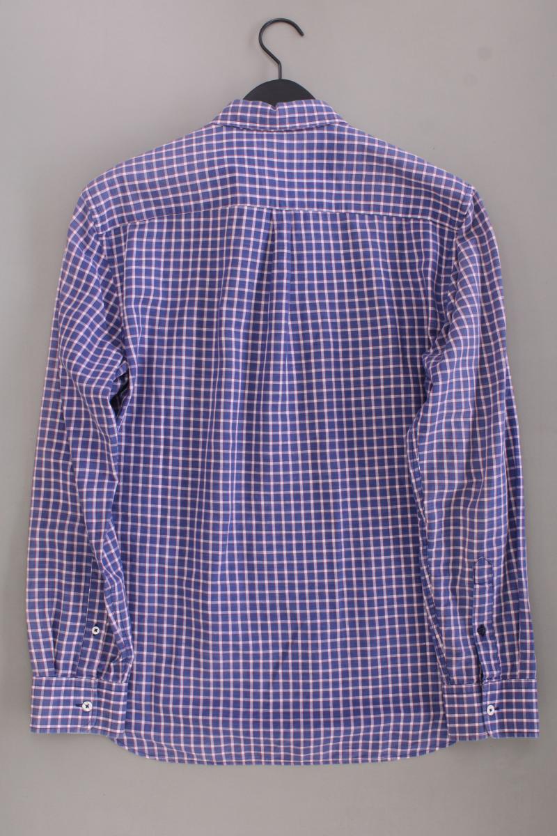 Pepe Jeans Karohemd für Herren Gr. L kariert Langarm blau aus Baumwolle