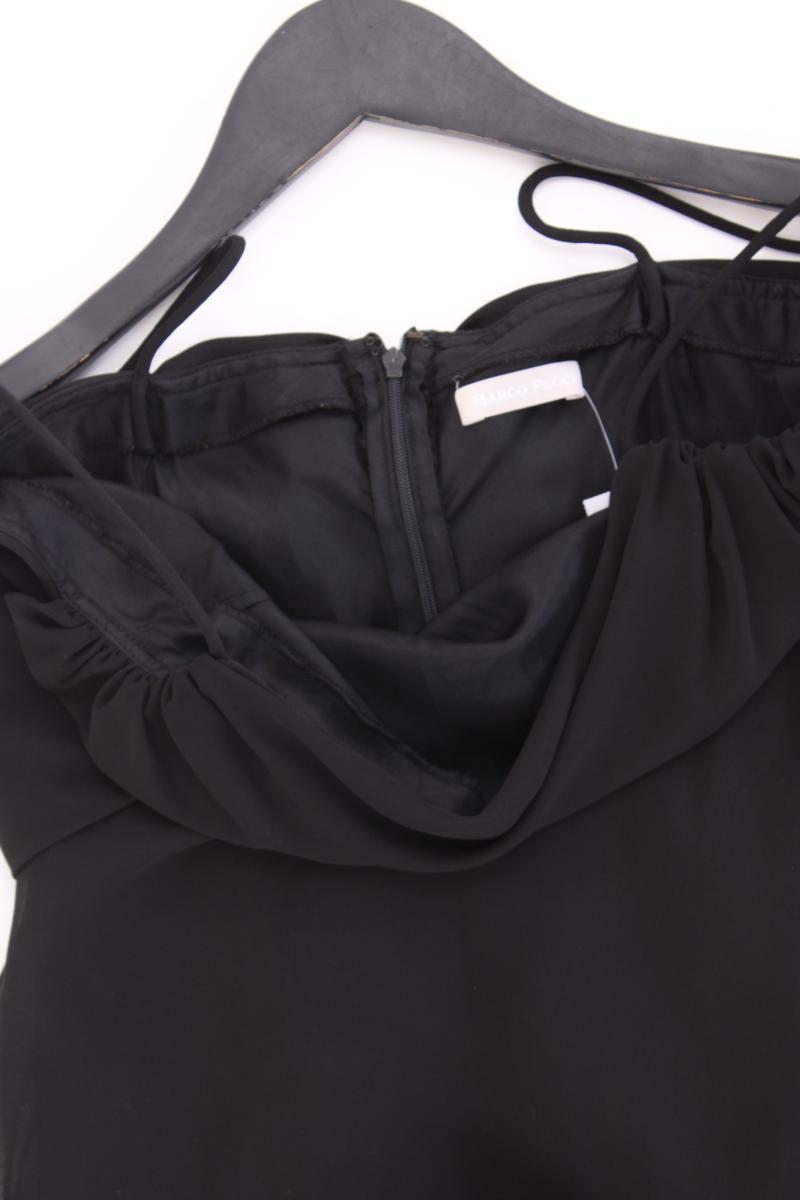 Marco Pecci Abendkleid Gr. 38 Träger schwarz aus Polyester