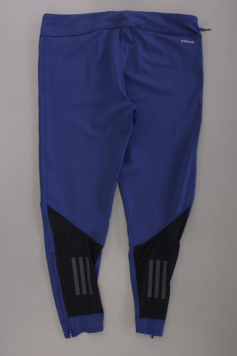 Adidas Sporthose Gr. XL neuwertig blau aus Polyester