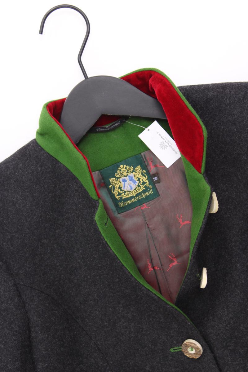 Hammerschmid Trachtenjanker Trachtenjacke Gr. 36 grau aus Wolle