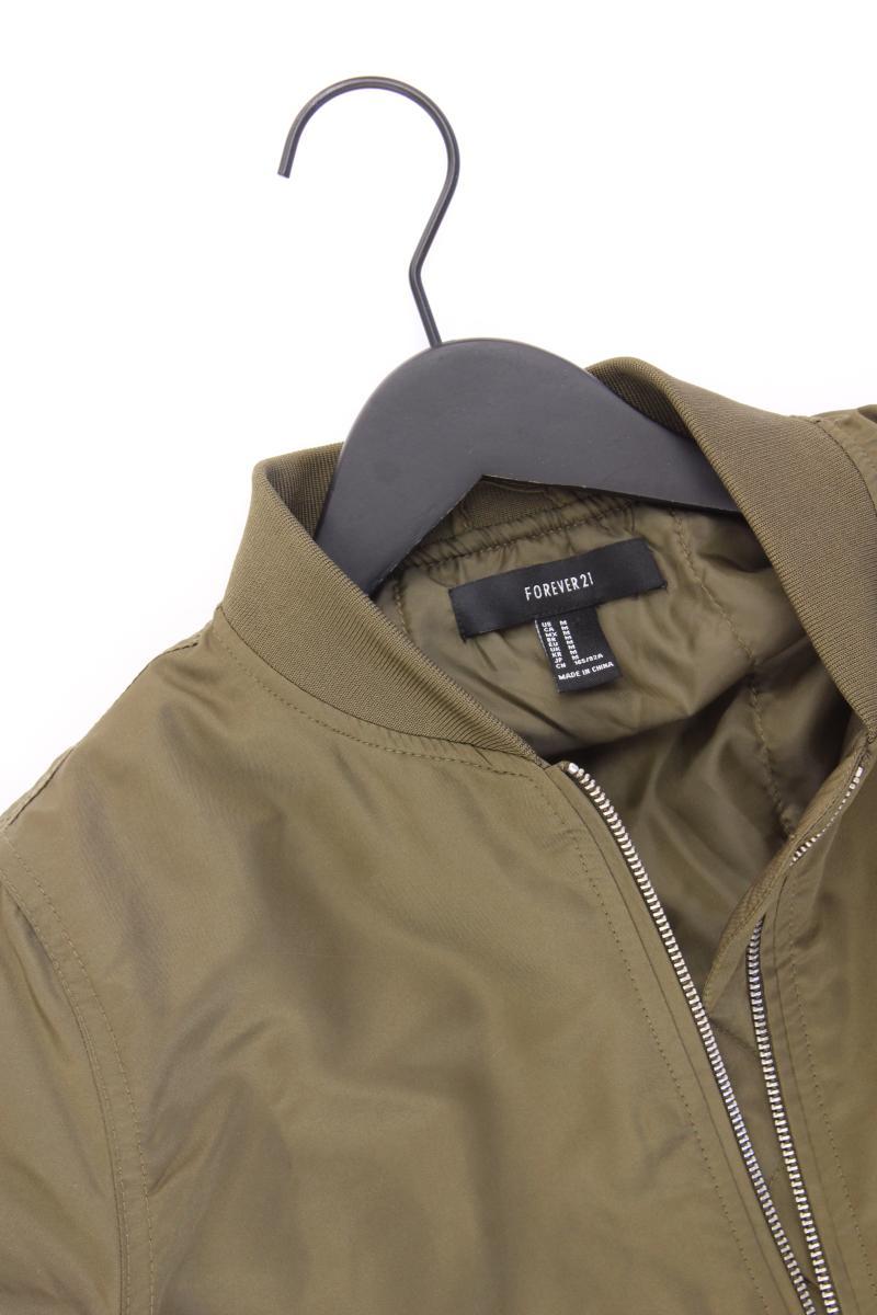 forever 21 Bomberjacke Gr. M olivgrün aus Polyester