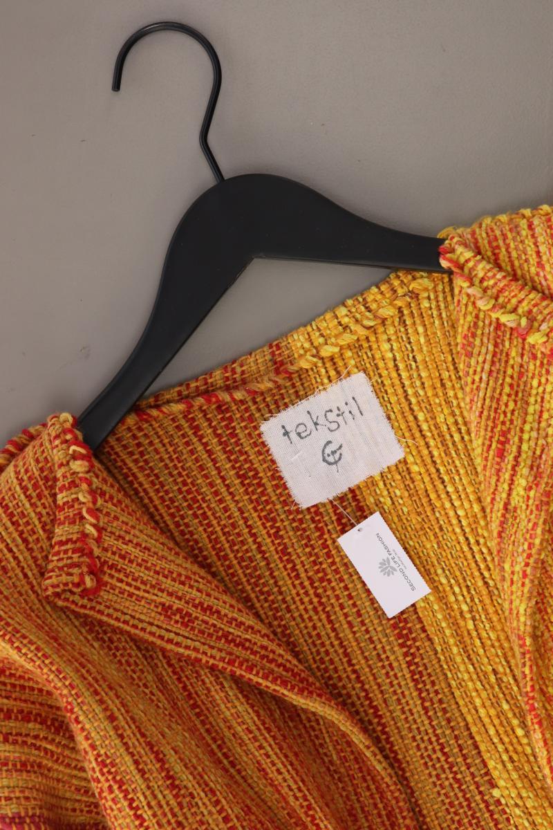 Naturmode tekStil Cardigan Gr. OneSize 3/4 Ärmel Vintage orange