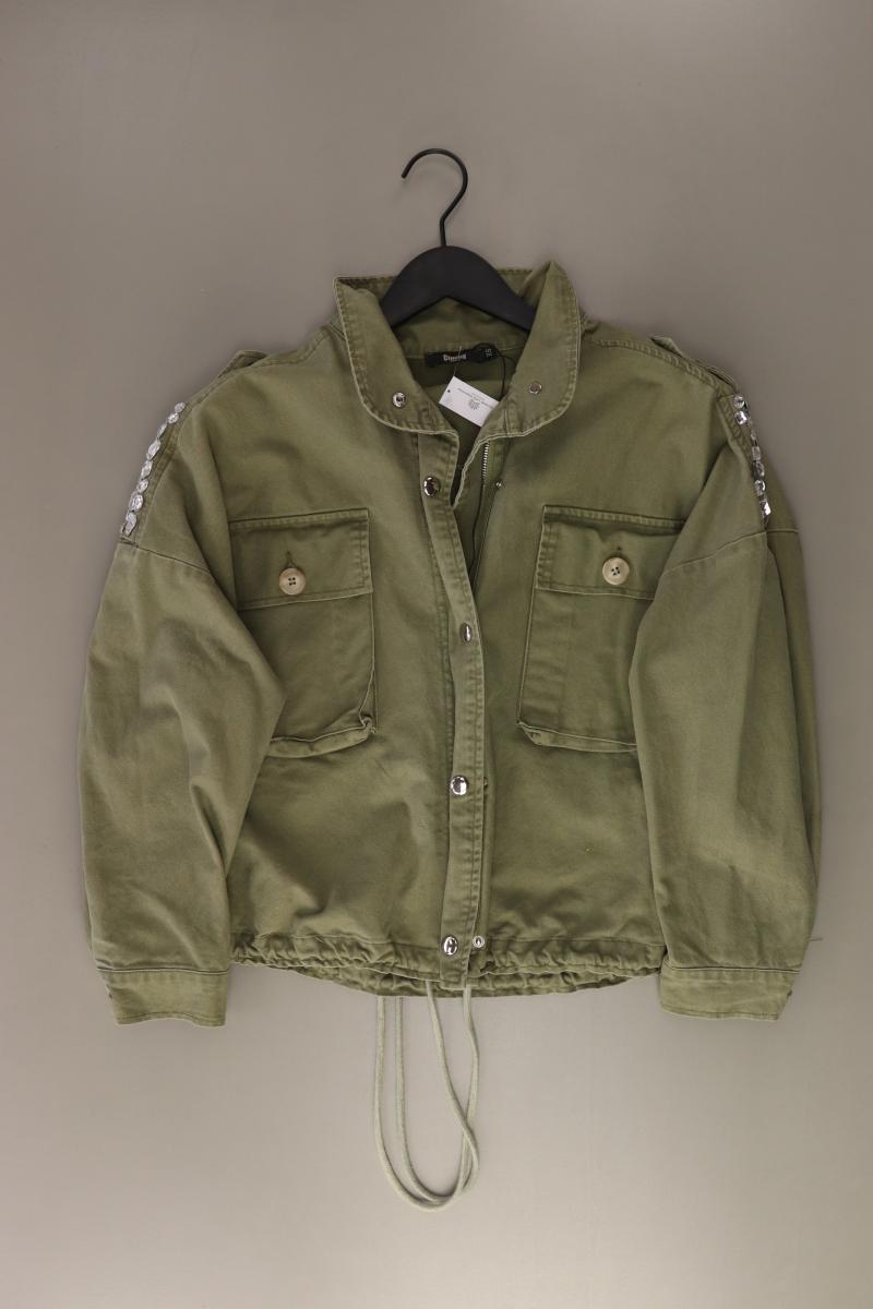 Ciminy Paris Jacke Gr. XS neuwertig olivgrün aus Baumwolle