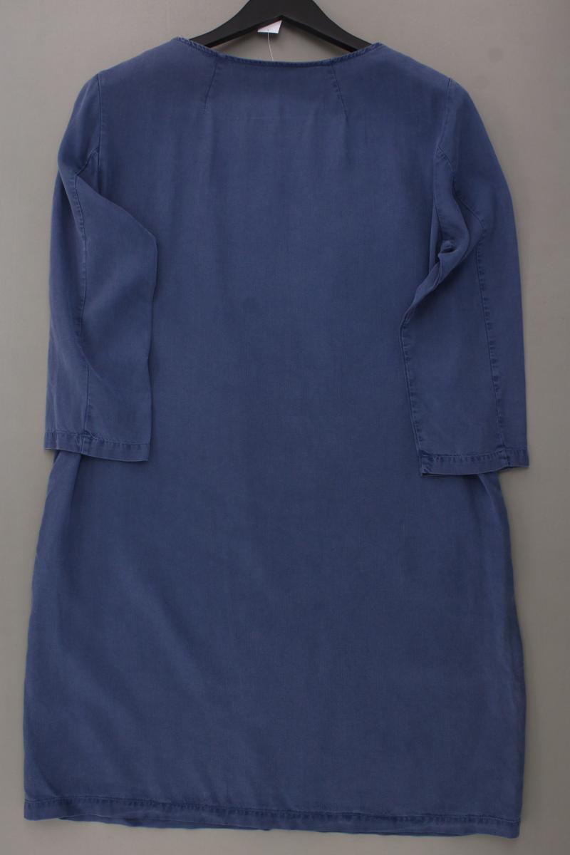 By Bar Amsterdam Midikleid Gr. XL 3/4 Ärmel blau aus Lyocell