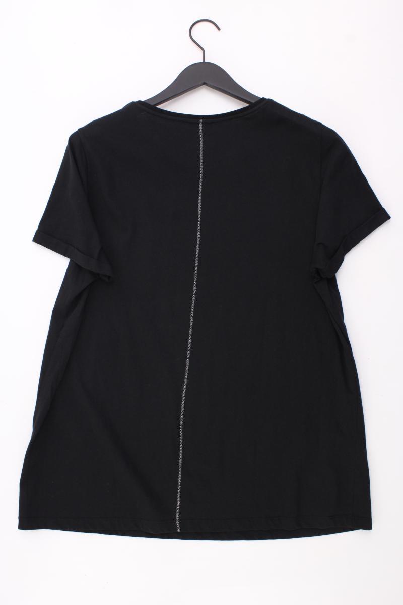 Street One Printshirt Gr. 46 Kurzarm mit Pailletten schwarz