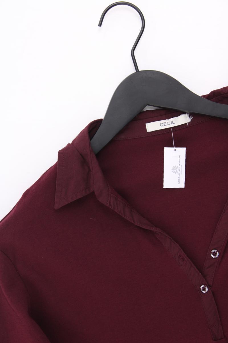 Cecil Poloshirt Gr. XL 3/4 Ärmel lila