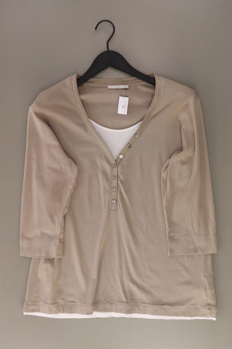 Brax Regular Shirt Gr. 46 3/4 Ärmel braun aus Baumwolle