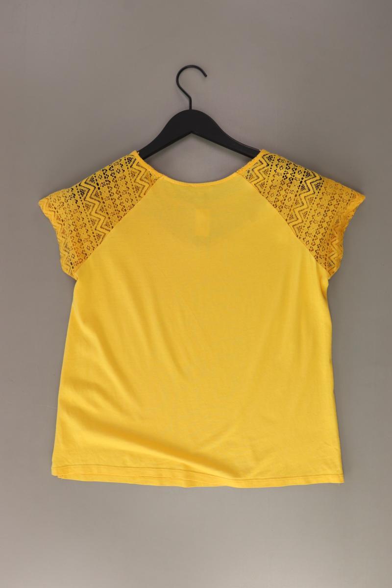 Street One T-Shirt Gr. 36 Kurzarm gelb
