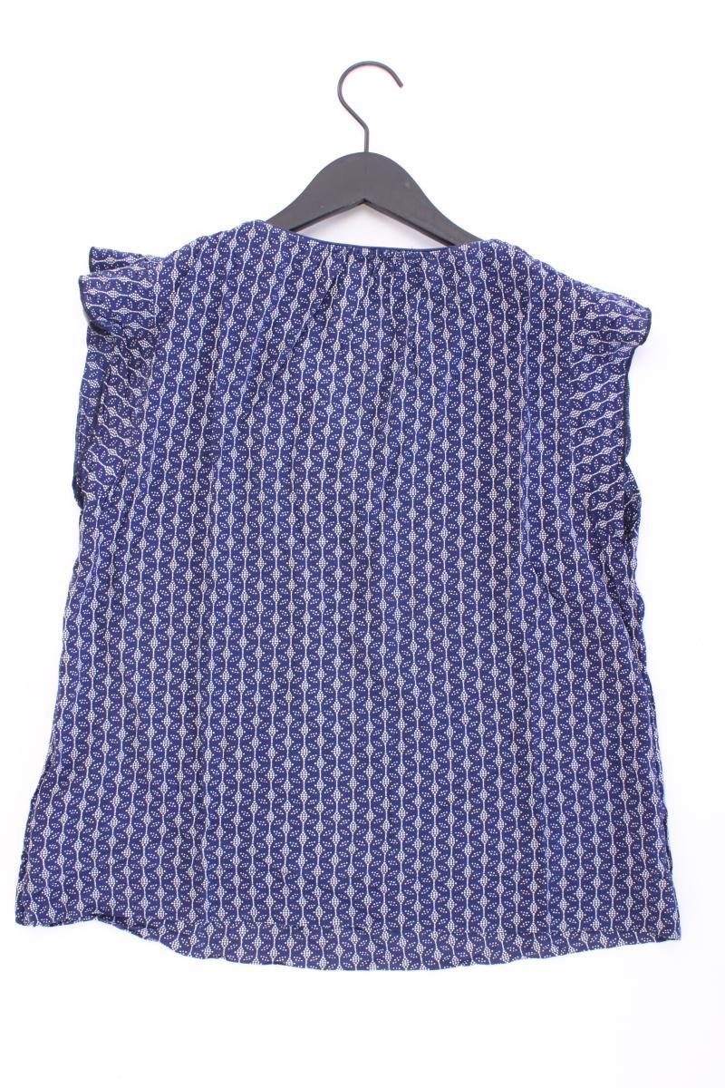 edc by Esprit Kurzarmbluse Gr. L blau aus Viskose