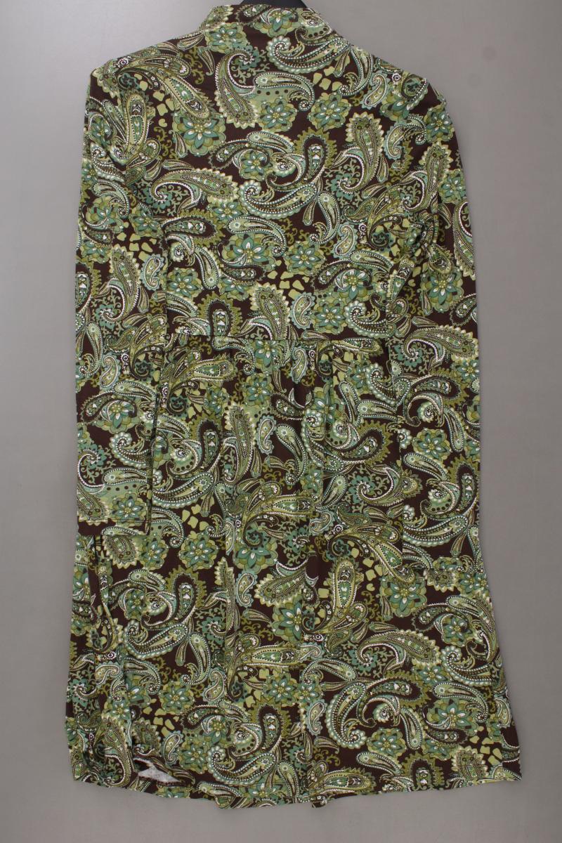 Aniston Langarmkleid Gr. 38 mit Paisleymuster grün aus Viskose