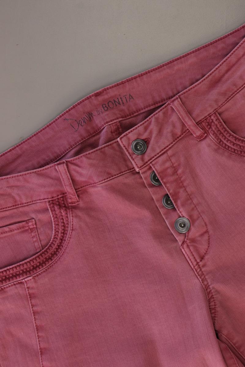Bonita Straight Jeans Gr. 40 rot aus Baumwolle