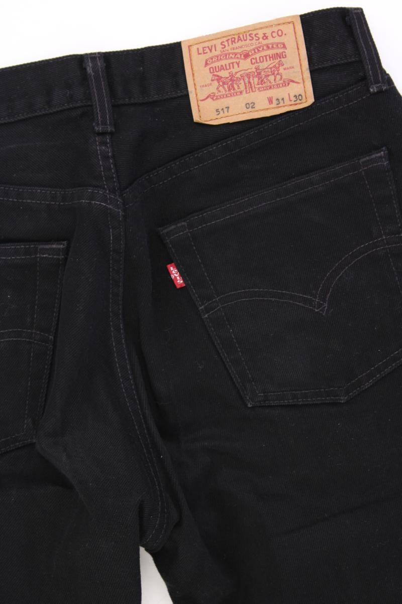 Levi's Straight Jeans für Herren Gr. W31/L30 schwarz aus Baumwolle