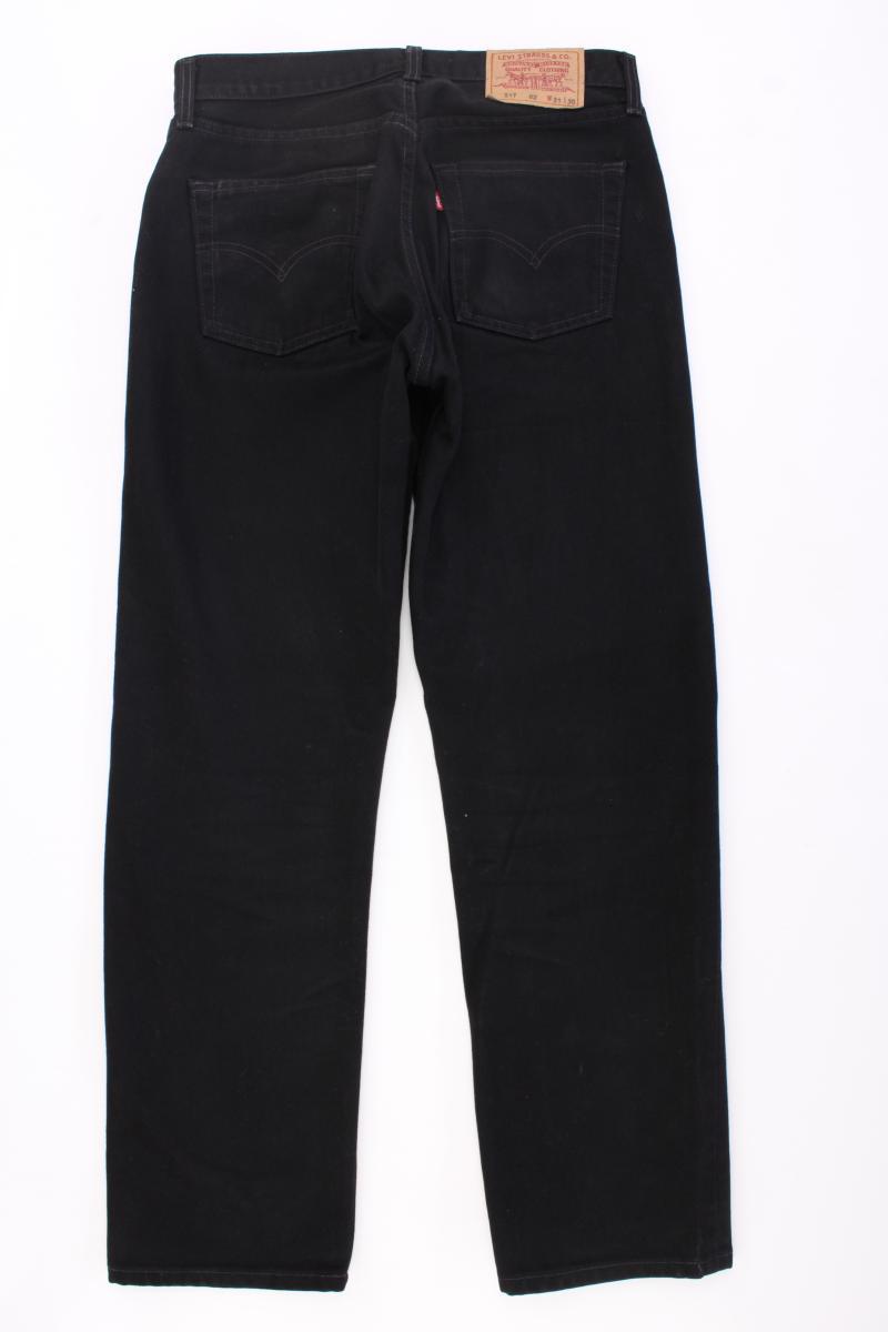 Levi's Straight Jeans für Herren Gr. W31/L30 schwarz aus Baumwolle