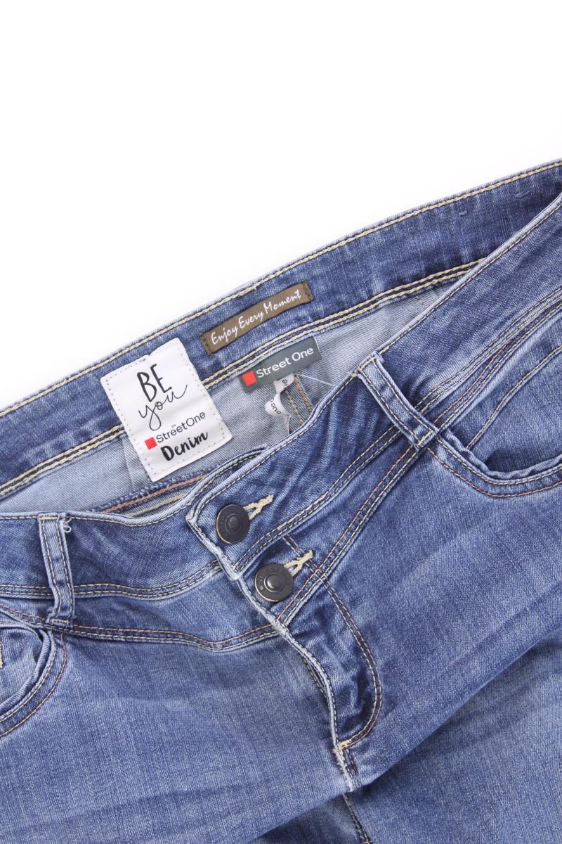 Street One Skinny Jeans Gr. W30/L30 blau aus Baumwolle