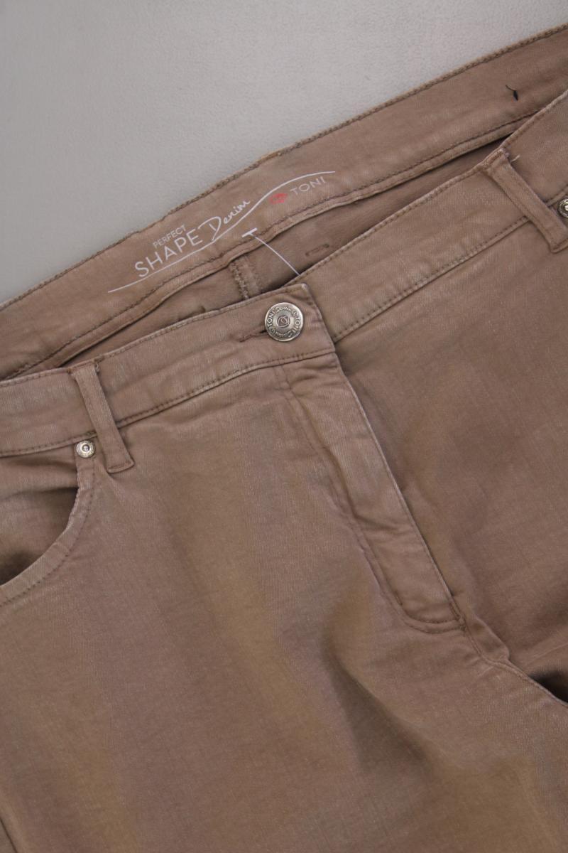 TONI Skinny Jeans Gr. 48 braun aus Baumwolle