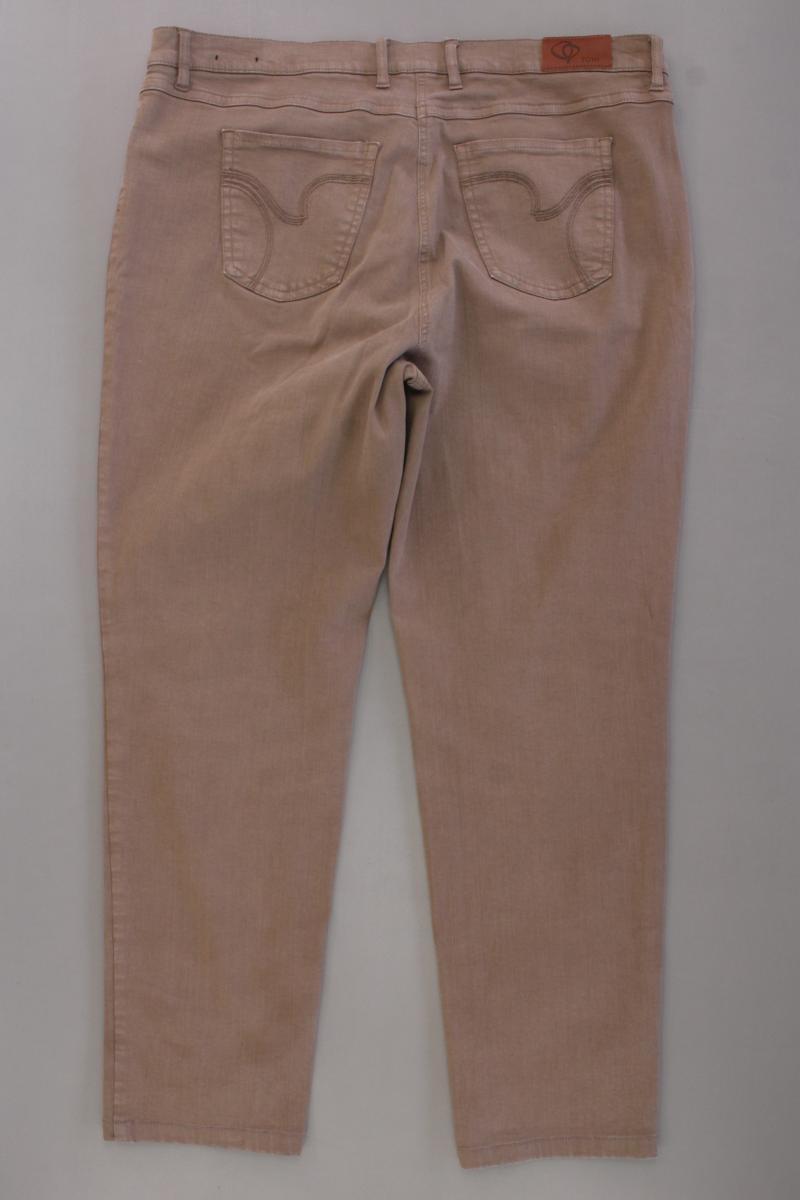 TONI Skinny Jeans Gr. 48 braun aus Baumwolle