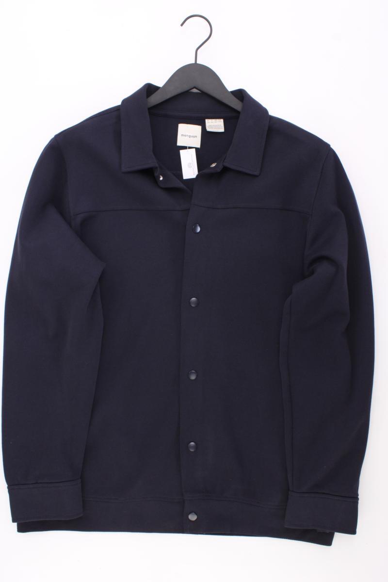 Manguun Übergangsjacke für Herren Gr. XXL neuwertig blau aus Baumwolle
