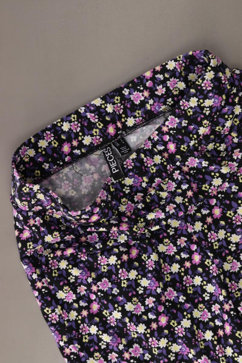 Pieces Hose Gr. S mit Blumenmuster lila