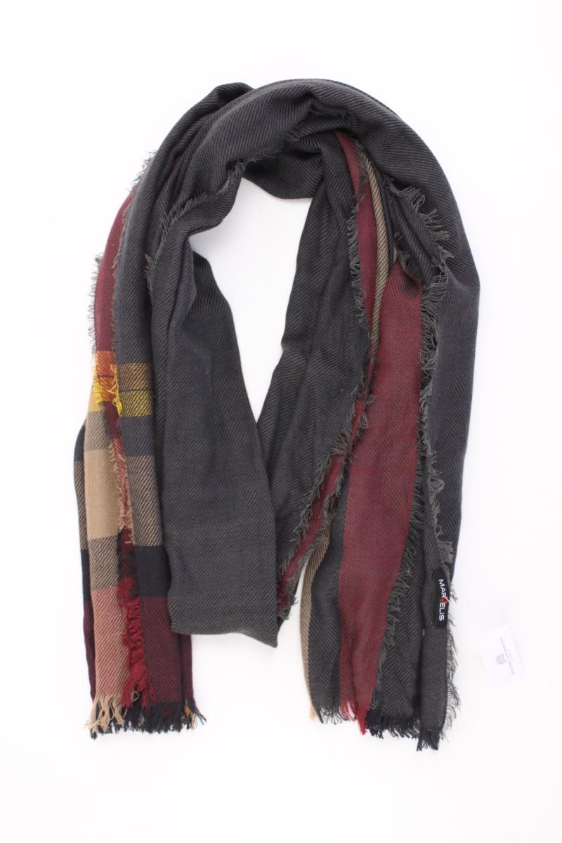 MARVELIS Schal für Herren grau aus Polyacryl