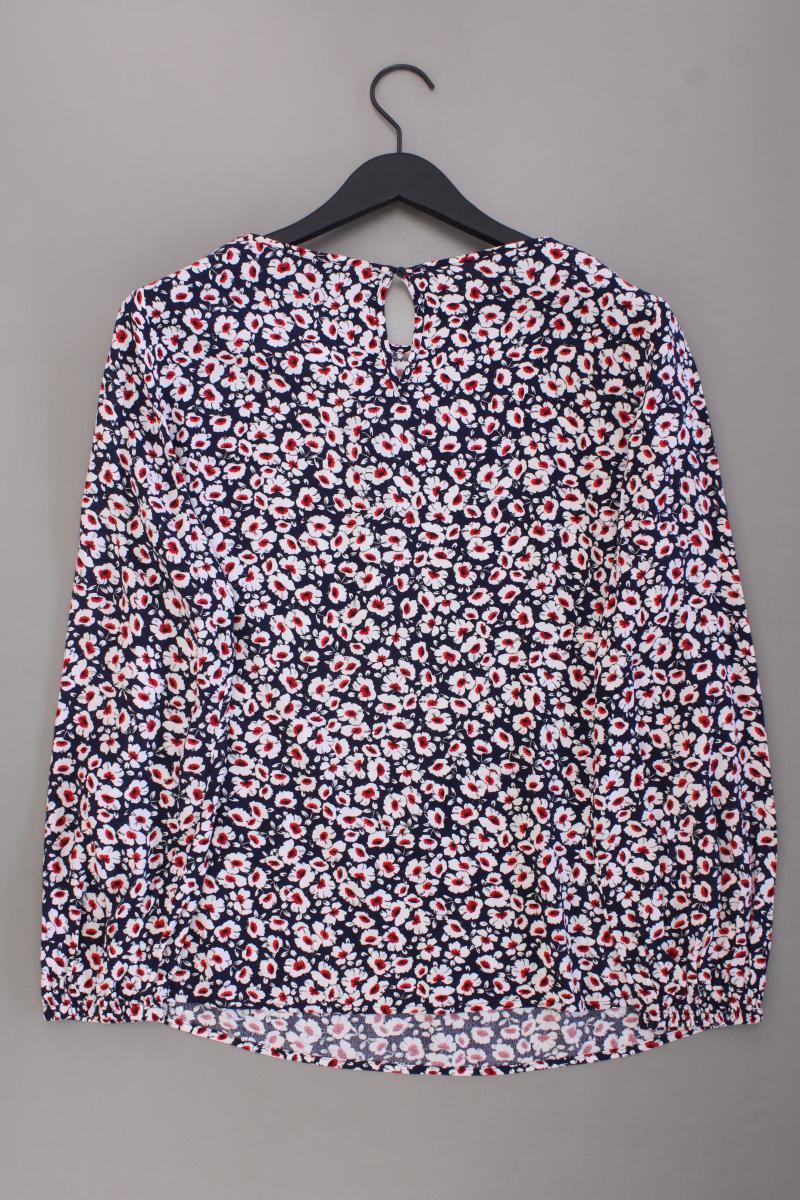 Esprit Langarmbluse Gr. 42 mit Blumenmuster neuwertig mehrfarbig