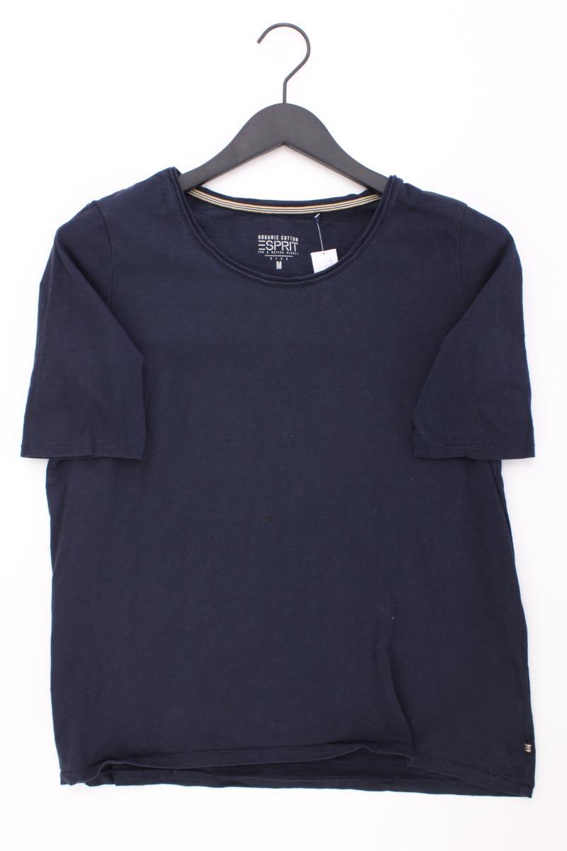 Esprit T-Shirt Gr. M Kurzarm blau aus Baumwolle