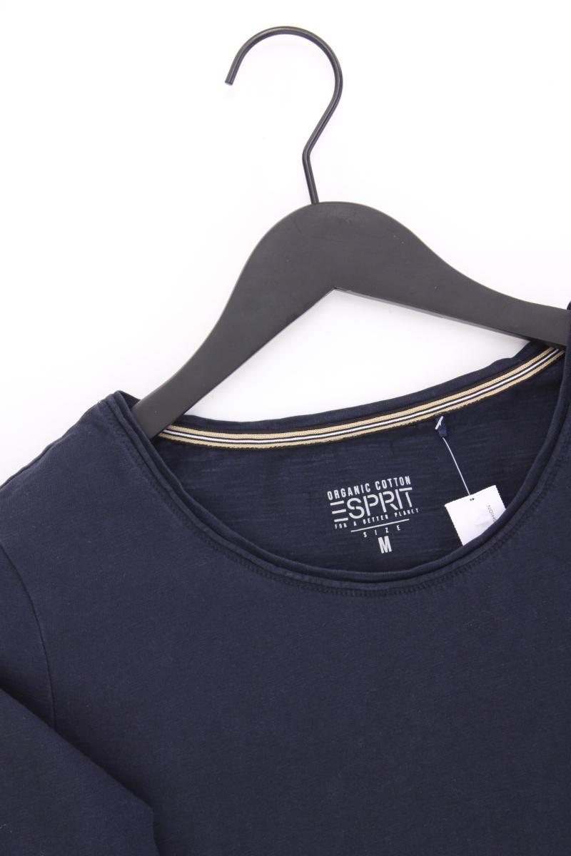 Esprit T-Shirt Gr. M Kurzarm blau aus Baumwolle