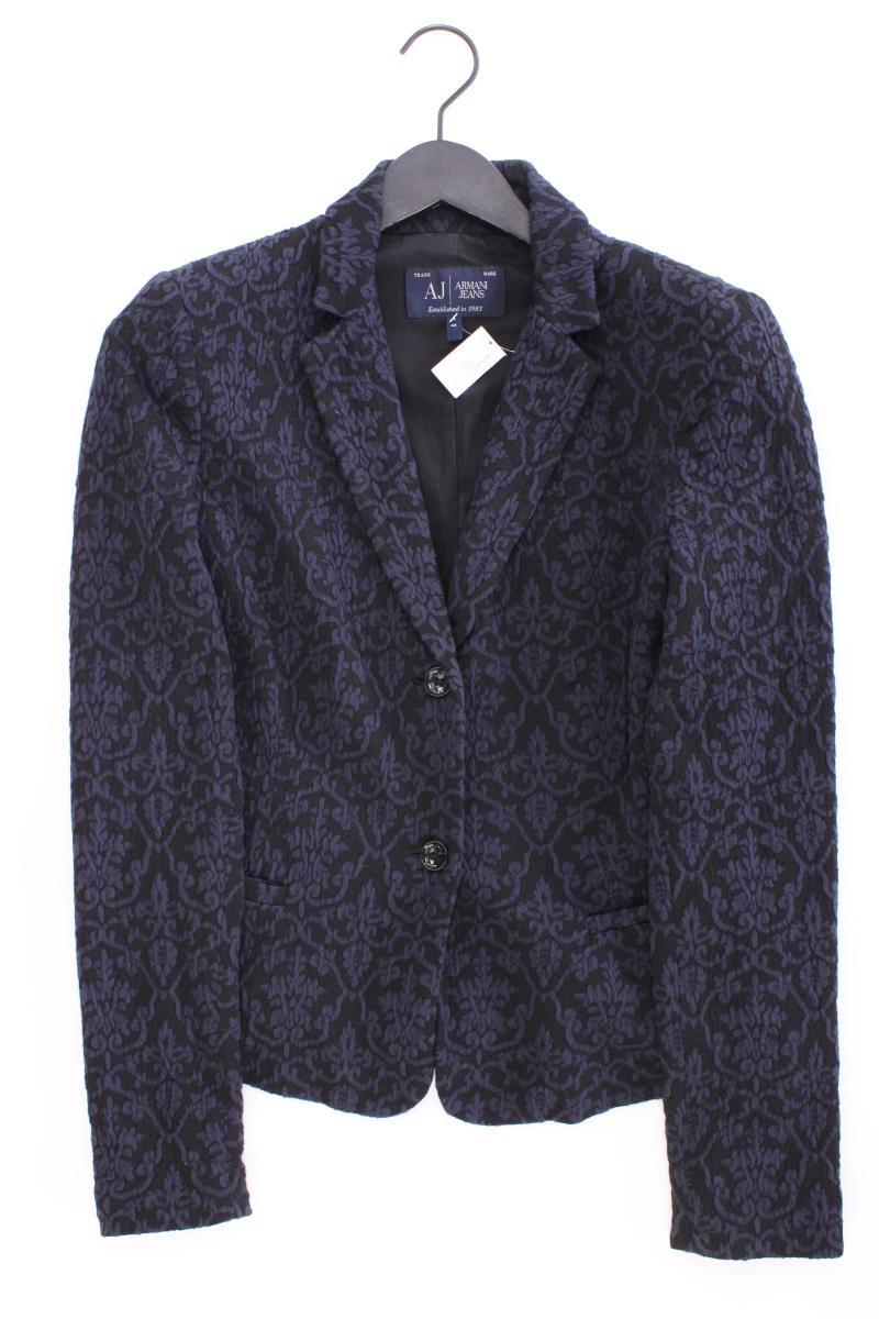 Armani Jeans Slim Blazer Gr. IT 46 (M) blau aus Baumwolle