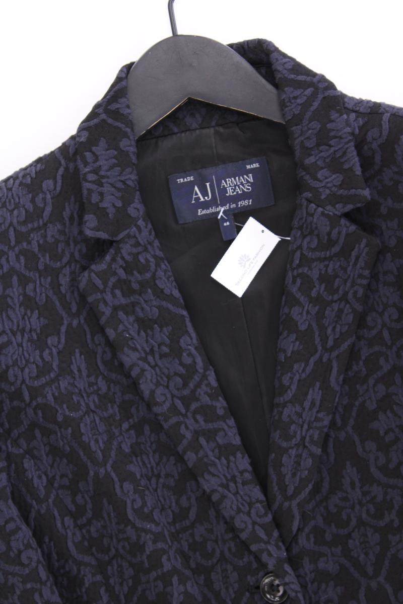 Armani Jeans Slim Blazer Gr. IT 46 (M) blau aus Baumwolle
