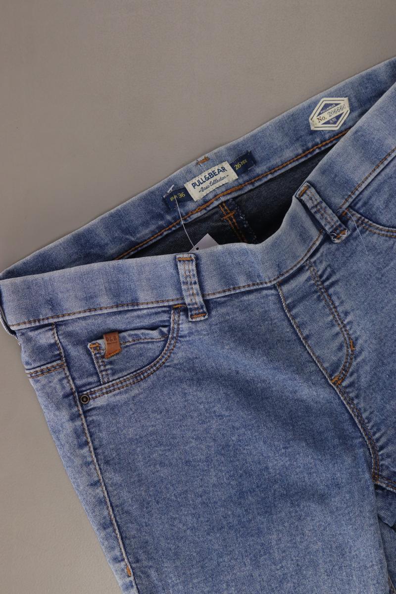 Pull&Bear Jeggins Gr. 36 blau aus Baumwolle