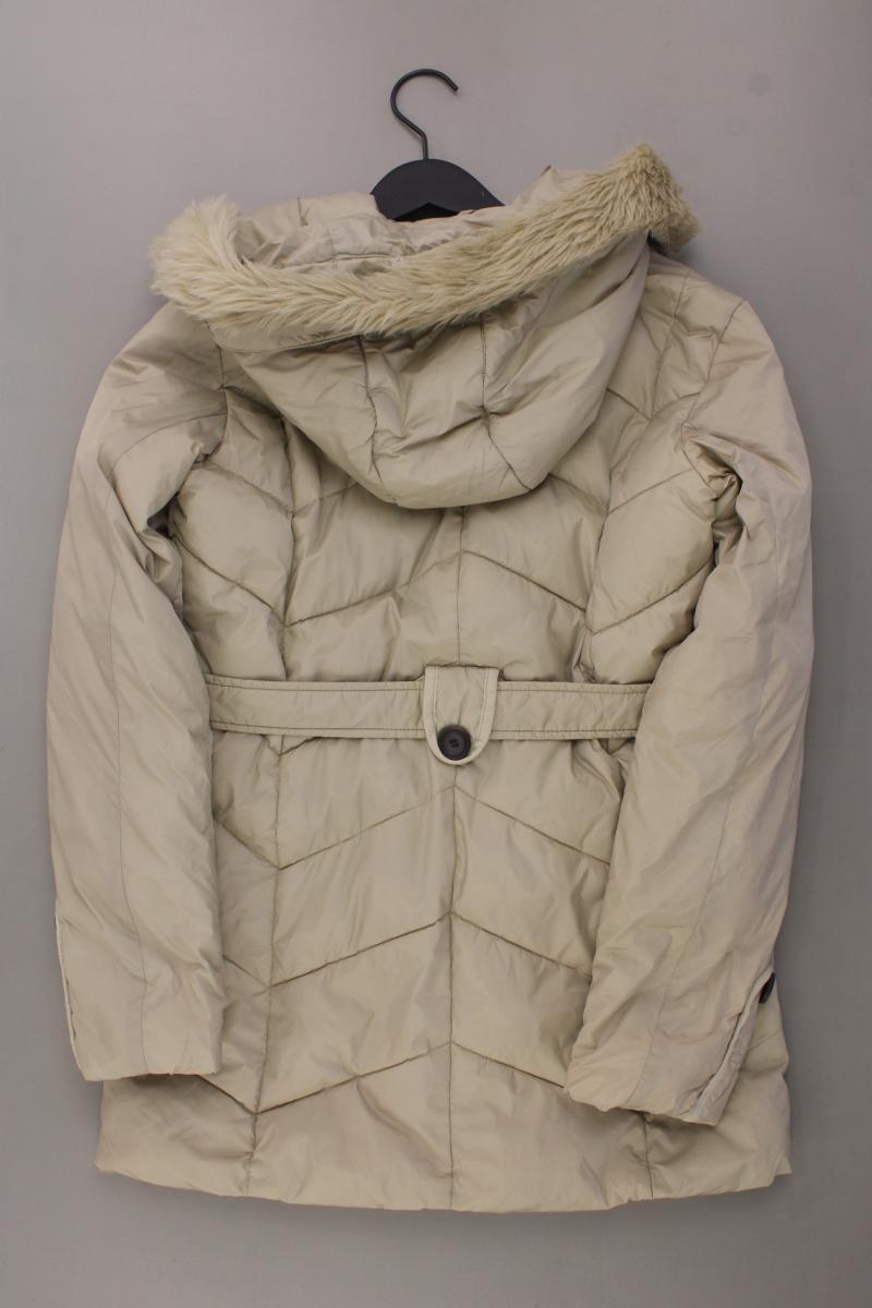 Koton Kapuzenjacke Gr. 34 mit Gürtel creme aus Polyamid