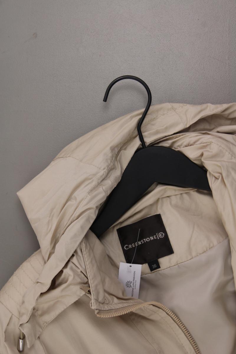 Creenstone Kapuzenjacke Gr. 36 creme aus Polyester