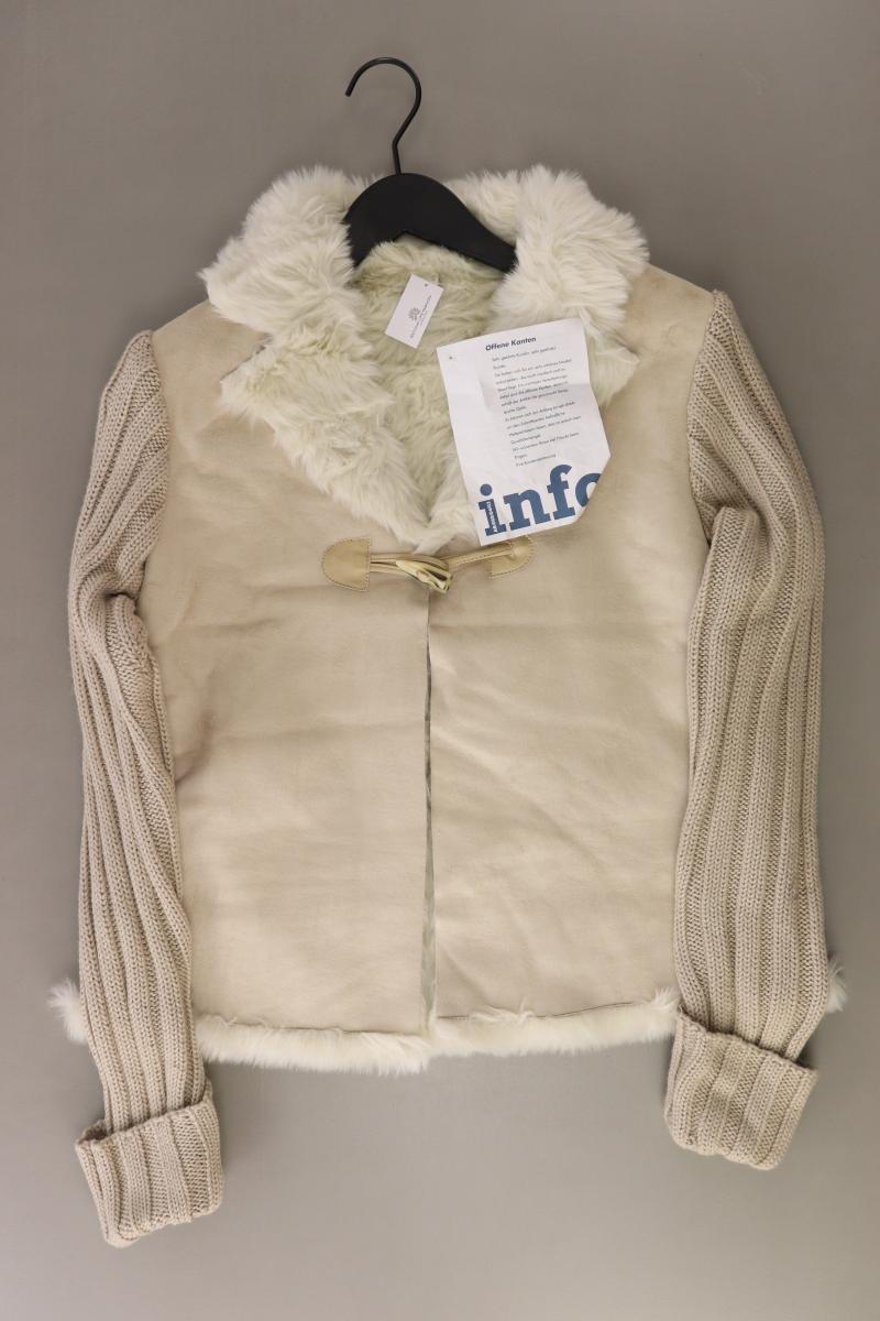 Regular Jacke Gr. 40 neu mit Etikett Vintage creme aus Polyester