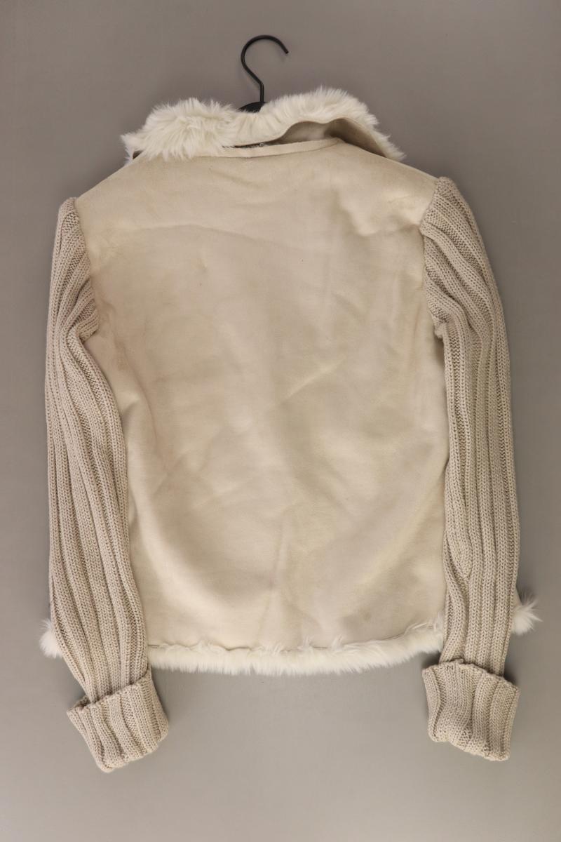Regular Jacke Gr. 40 neu mit Etikett Vintage creme aus Polyester